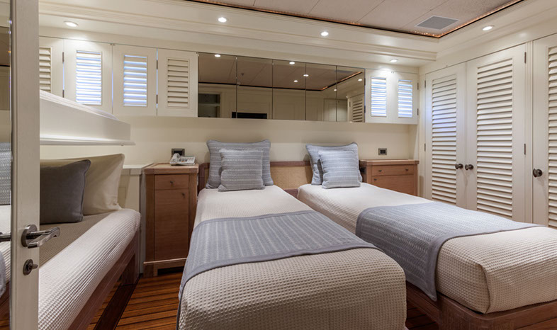 Yacht PERLE BLEUE  - Guest Cabin 1 Converted to Twin.jpg