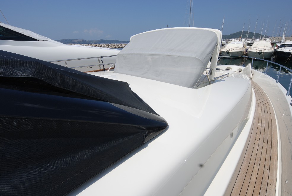 Yacht TEONE - Sunshade on foredeck.jpg