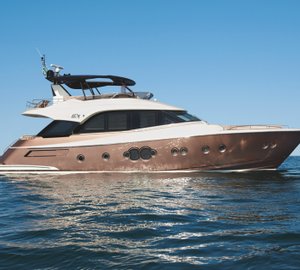Lovely MCY 70 Yacht by Monte Carlo Yachts spotted in Fort Lauderdale, Florida