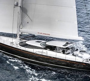 Hull turning of New 33m Superyacht Hull 1012 at Yachting Developments