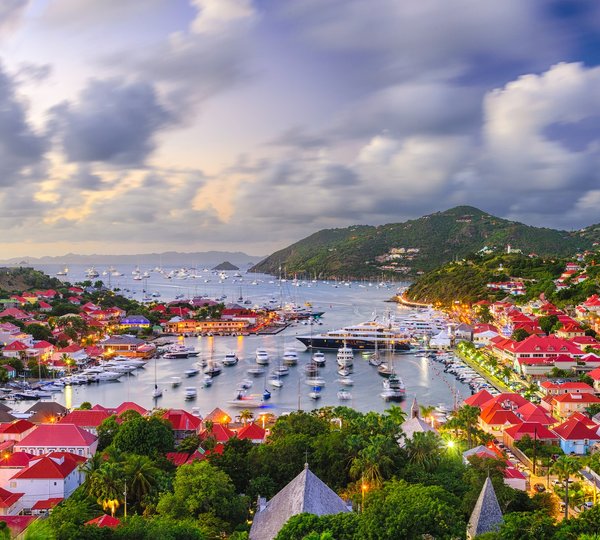 Luxury Superyachts celebrating New Year’s Eve in St Barts