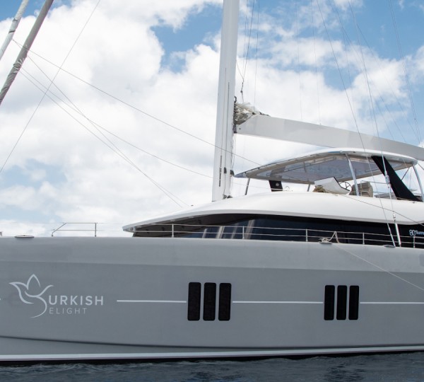 Sunreef 114 charter yacht CHE sails around the globe