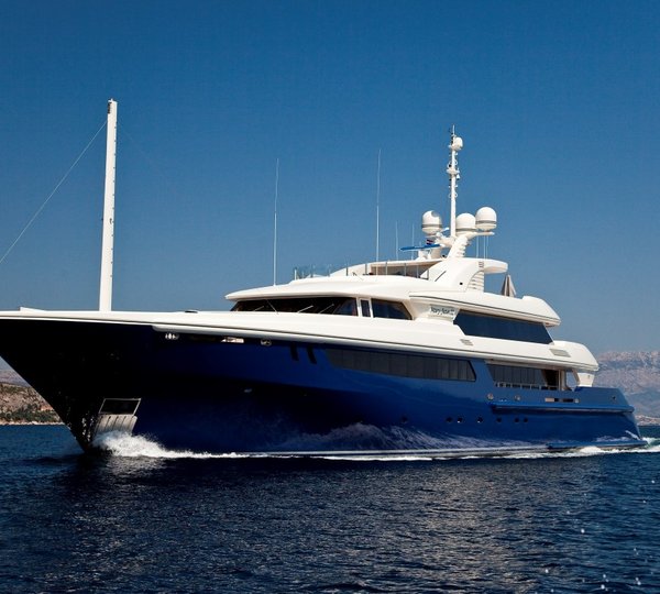Video from launch of 54m ISA motor yacht FOREVER ONE