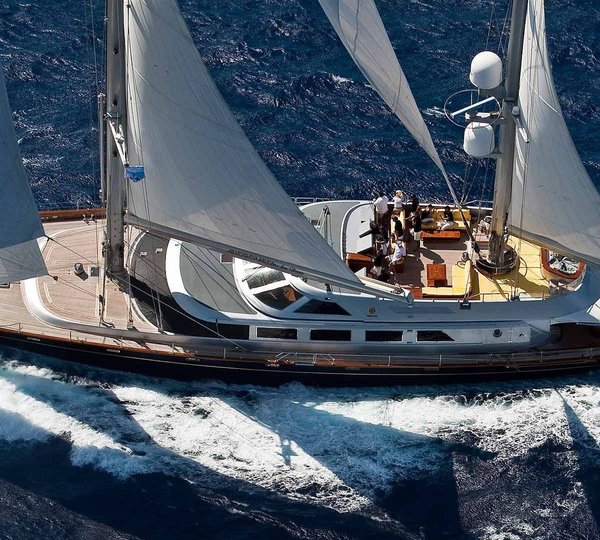 Perini Navi Yacht MALTESE FALCON receives first Baccarat SuperYacht World Trophy