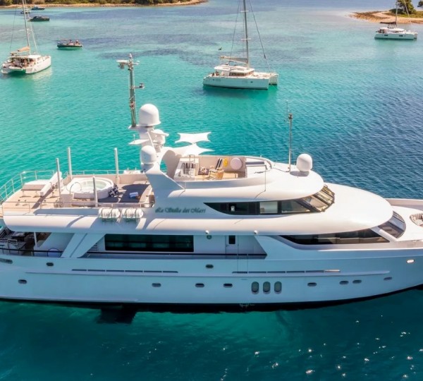 True ocean-going superyacht LATITUDE traversing the Northwest Passage