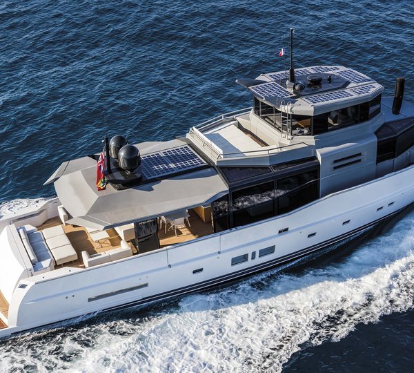 Eye-catching Superyacht Arcadia 85 in Fort Lauderdale, Florida