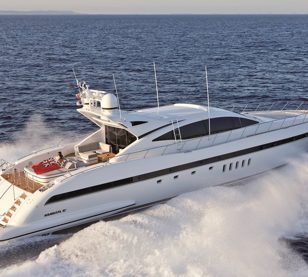 Video showing Mangusta 165 E motor yacht MOONRAKER