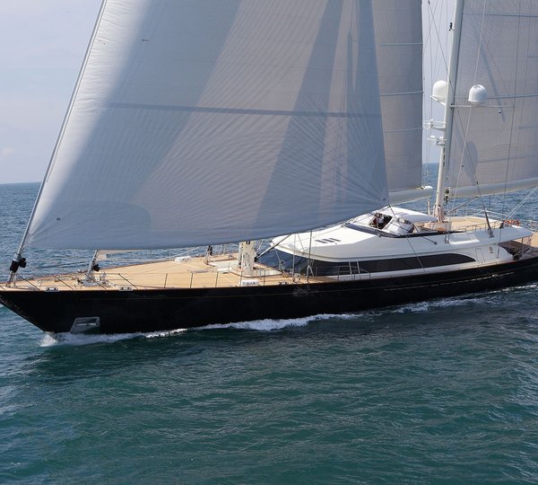 Ron Holland designed luxury sailing yacht Kestrel 106 now for sale
