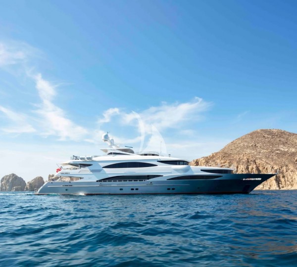 Beautiful 57m Trinity Motor Yacht LADY SARA leaving Fort Lauderdale