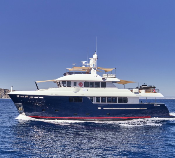 Launch of New Darwin Class 107 Expedition Yacht STORM at Cantiere delle Marche