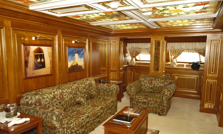 Saloon: Yacht LOALOAT AL BEHAR's Cabin Pictured