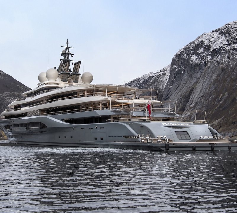 136m Superyacht By Lurssen - FLYING FOX