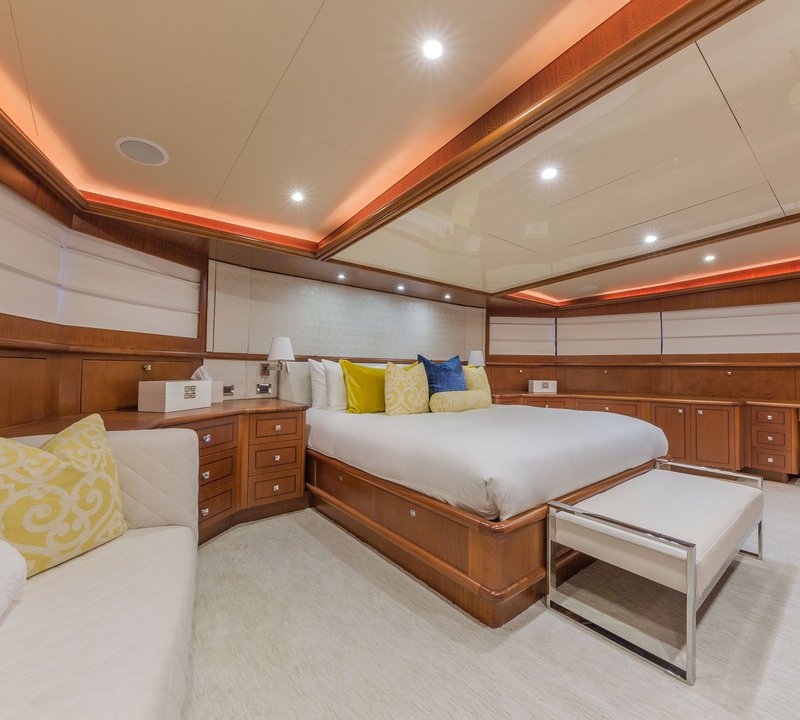 On deck master stateroom