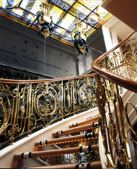 Close Up: Yacht SAVARONA's Stairway Photograph