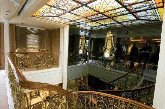 Stairway On Yacht SAVARONA