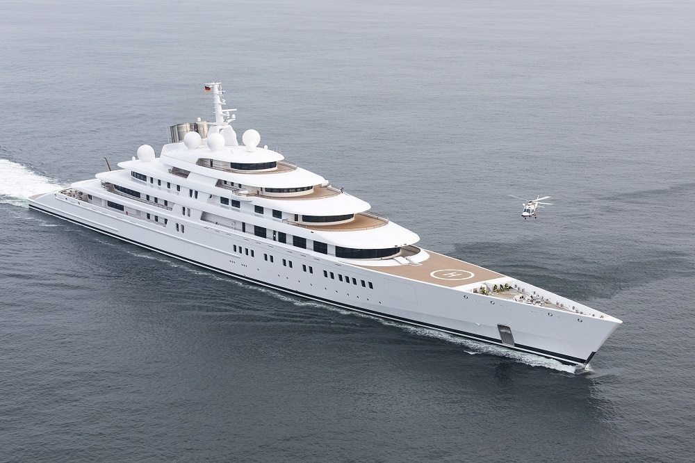 The 180m Yacht AZZAM