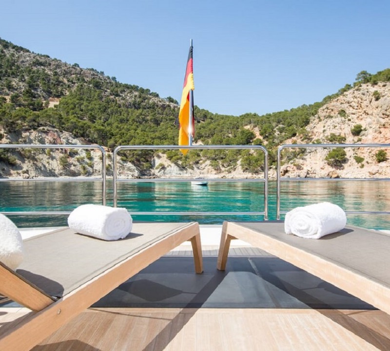 Fabulous views from the sun deck