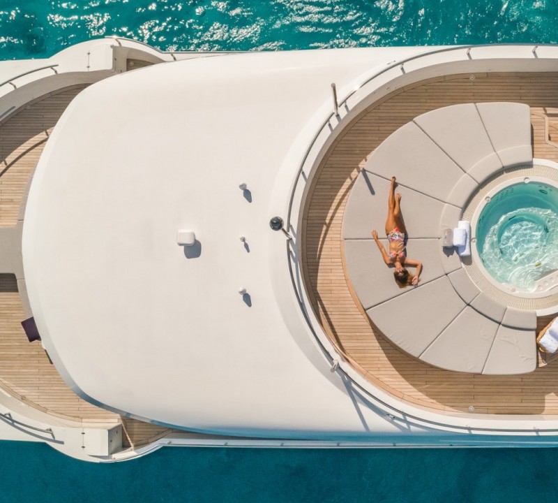 Aerial View Of Sun Deck