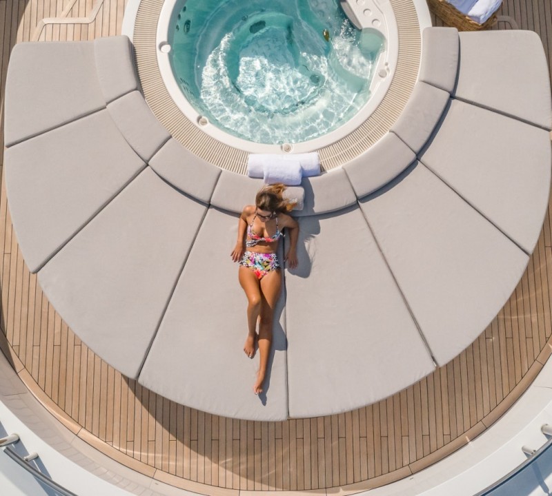 Aerial View Of Jacuzzi