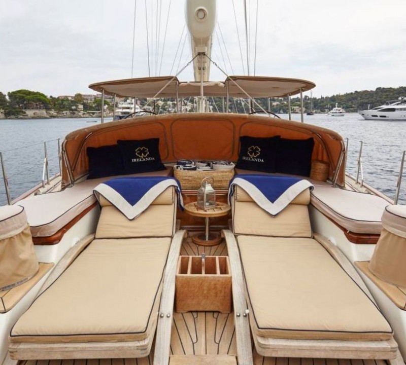 Sun Beds On Main Deck