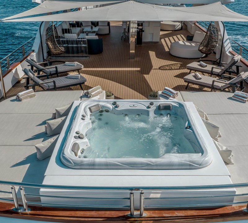 Jacuzzi On The Sun Deck