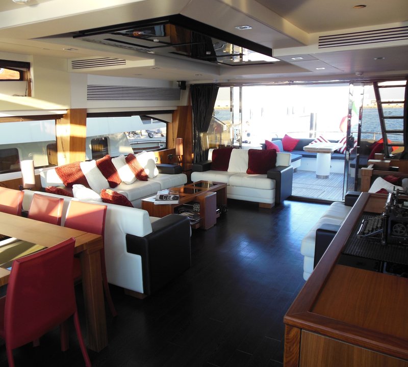 Inside Aboard Yacht SKYFALL