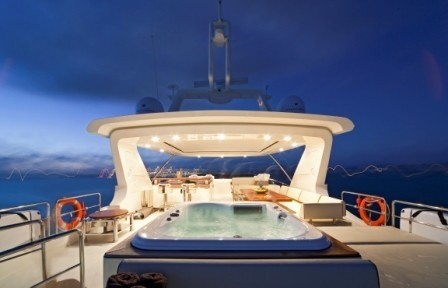 Jacuzzi Pool On Board Yacht ANDREIKA