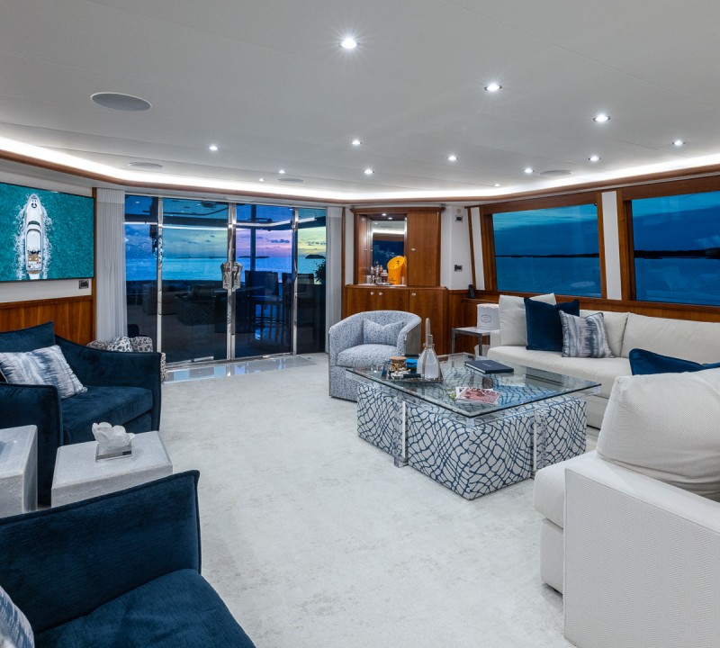Main Salon Featuring 65in TV