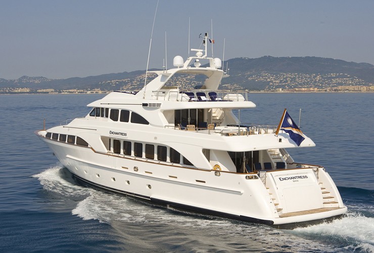 The 35m Yacht ENCHANTRESS