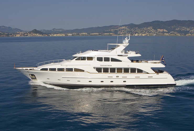 The 35m Yacht ENCHANTRESS