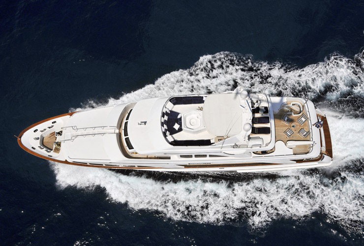 The 35m Yacht ENCHANTRESS