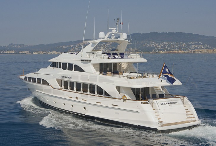 The 35m Yacht ENCHANTRESS