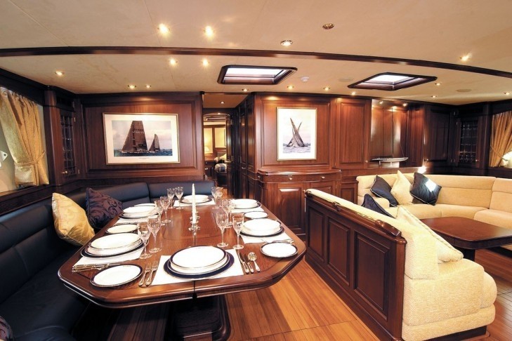 Saloon With Eating/dining On Yacht SOJANA