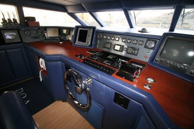 Pilot House On Board Yacht ADO