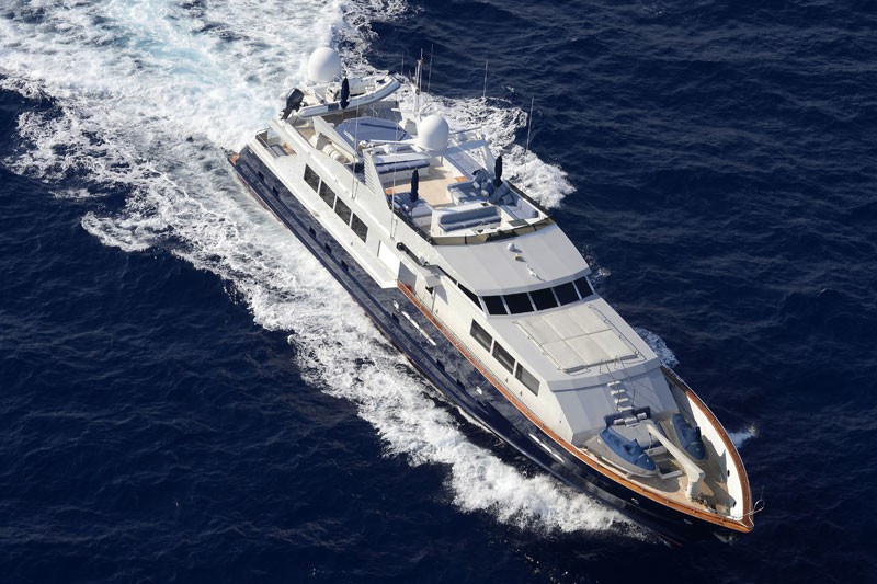 From Above Aspect: Yacht ADO's Cruising Photograph
