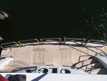 Swimming Landing On Yacht JOAN'S ARK
