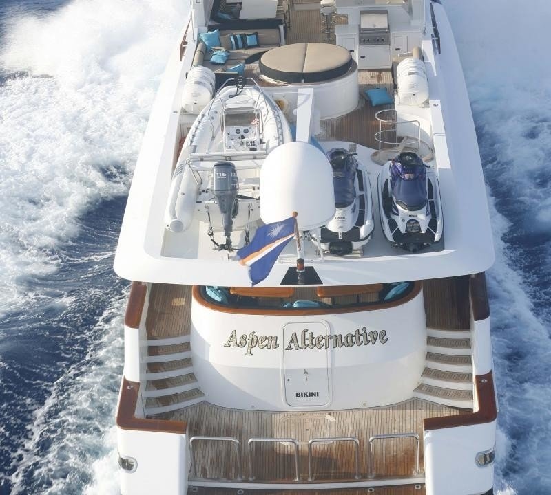Aft On Yacht OCEAN CLUB