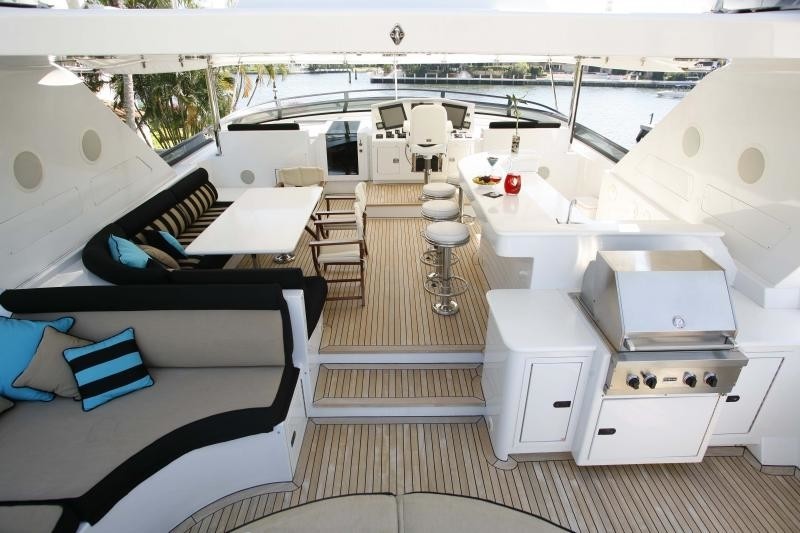 Sun Deck Aboard Yacht OCEAN CLUB