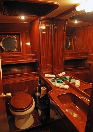 Main Master Bath Aboard Yacht OFELIA