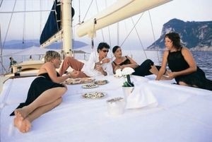 Sun Deck Aboard Yacht OFELIA