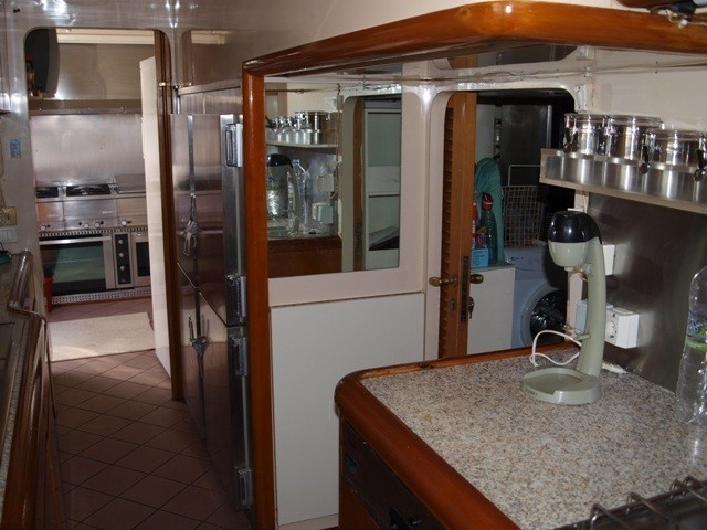 Ship's Galley Aboard Yacht PARADIS