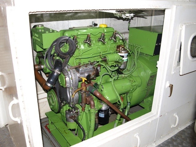 Engine Area Aboard Yacht PARADIS