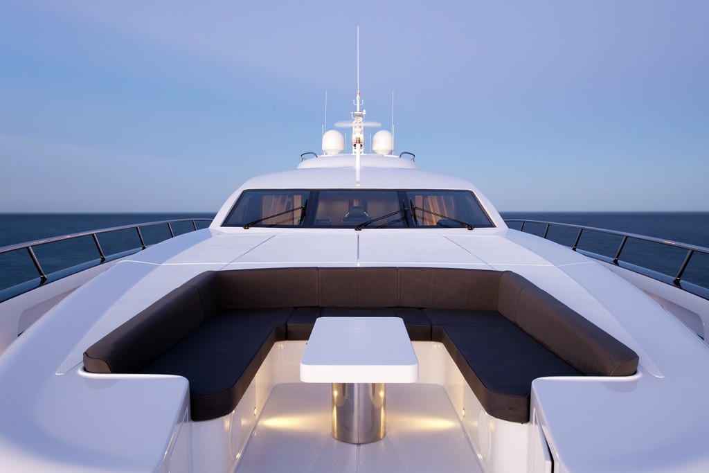 Fore Deck On Yacht QUANTUM