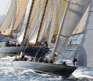 Regatta On Yacht SHAMROCK V