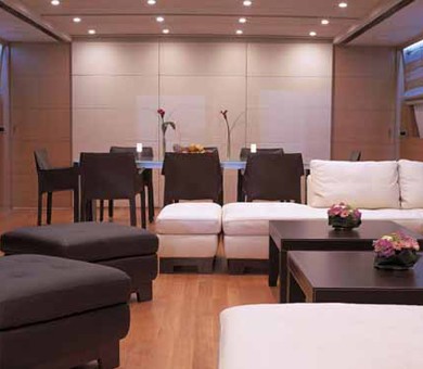 Saloon On Board Yacht SHELEILA