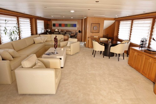 Premier Saloon On Yacht SILENT WORLD II