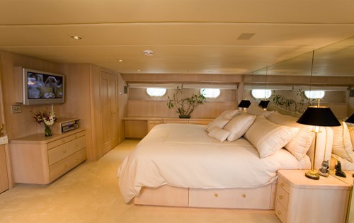 Profile: Yacht SILENT WORLD II's Main Master Cabin Captured