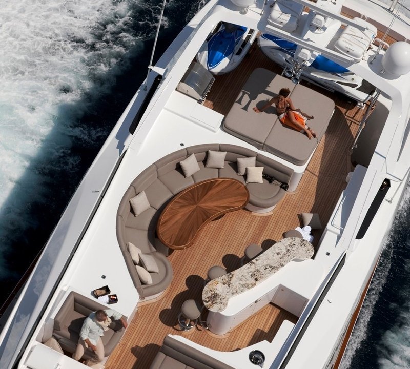 From Above: Yacht STREGA's Cruising Captured