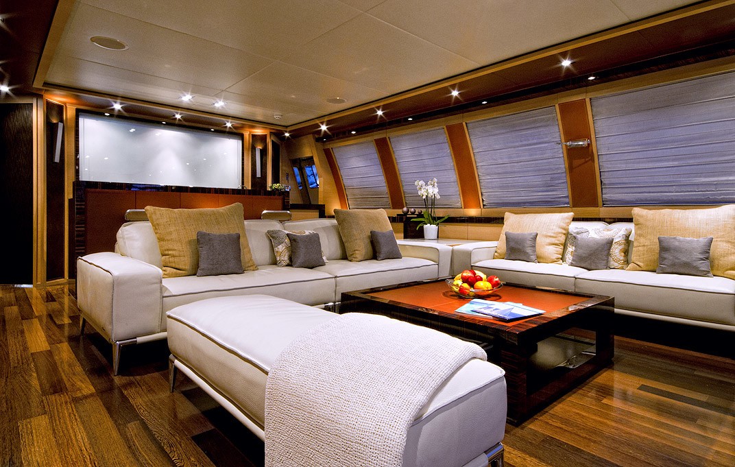Saloon Aboard Yacht VANQUISH