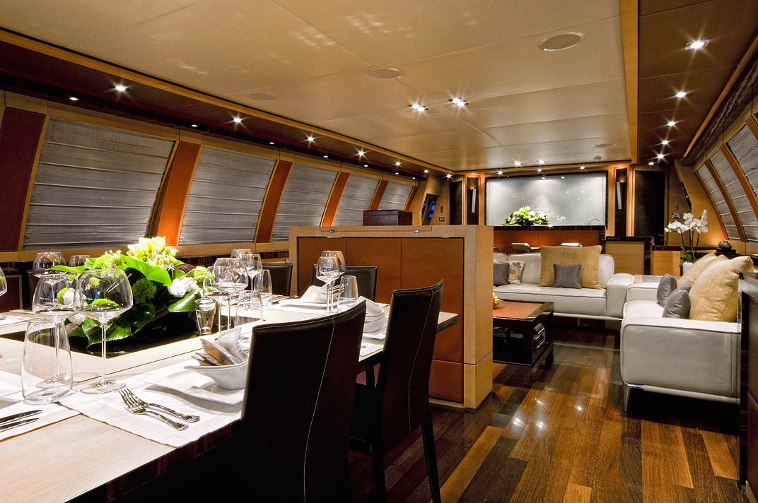 Eating/dining With Saloon On Board Yacht VANQUISH